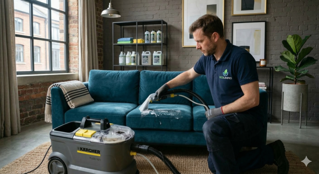 limpieza de sofá en Granada